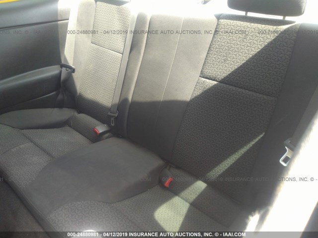 1G2AL18F687327004 - 2008 PONTIAC G5 YELLOW photo 8