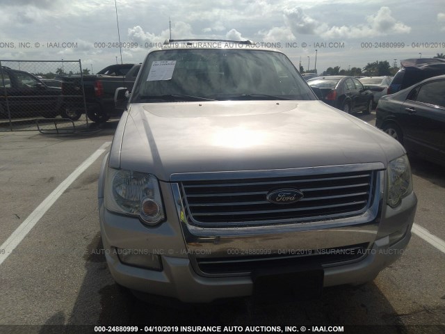 1FMEU63E98UB32890 - 2008 FORD EXPLORER XLT SILVER photo 6