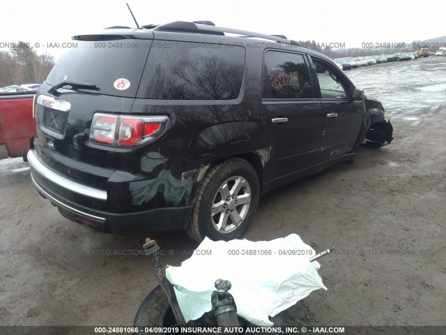 1GKKVPKDXDJ203789 - 2013 GMC ACADIA SLE BLACK photo 4