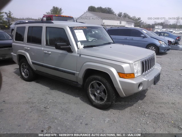 1J8HG48K78C140657 - 2008 JEEP COMMANDER SPORT TAN photo 1