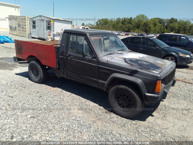 1J7FT66LXLL109717 - 1990 JEEP COMANCHE ELIMINATOR BLACK photo 1