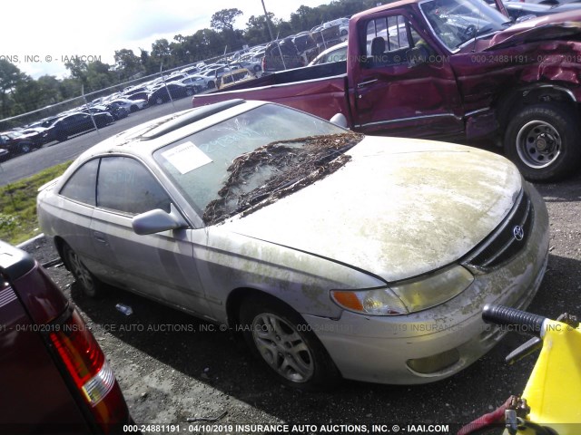 2T1CG22P7XC185372 - 1999 TOYOTA CAMRY SOLARA SE SILVER photo 1