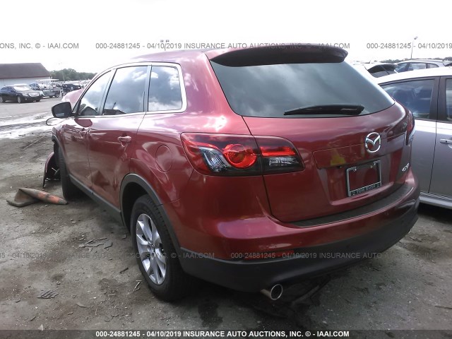 JM3TB2CAXF0450293 - 2015 MAZDA CX-9 TOURING RED photo 3