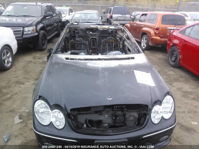 WDBTK75J25F119995 - 2005 MERCEDES-BENZ CLK 500 BLACK photo 6