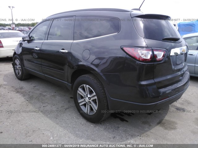 1GNKRGKD1GJ308846 - 2016 CHEVROLET TRAVERSE LT GRAY photo 3