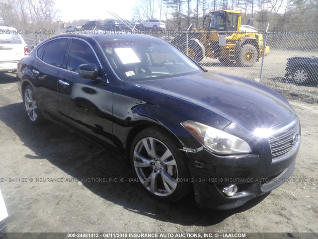 JN1AY1AP9BM520744 - 2011 INFINITI M56 BLACK photo 1