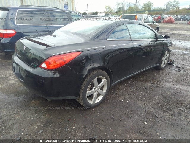 1G2ZH351274273029 - 2007 PONTIAC G6 GT BLACK photo 4