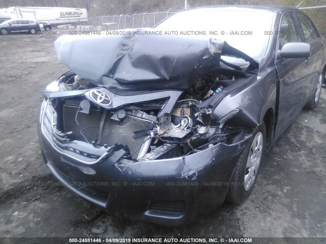 4T4BF3EK3AR036490 - 2010 TOYOTA CAMRY SE/LE/XLE GRAY photo 6
