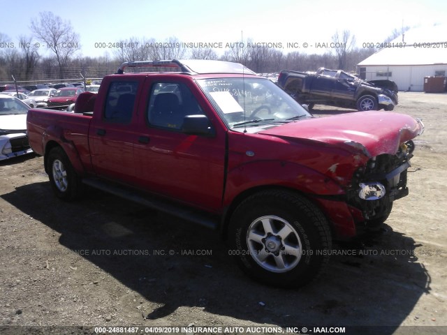 1N6MD29Y23C411734 - 2003 NISSAN FRONTIER CREW CAB SC RED photo 1