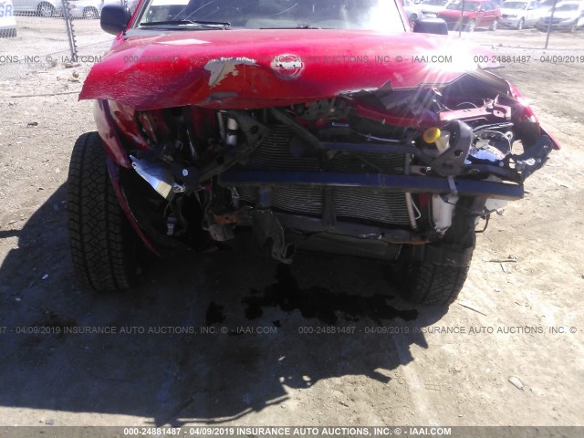 1N6MD29Y23C411734 - 2003 NISSAN FRONTIER CREW CAB SC RED photo 6