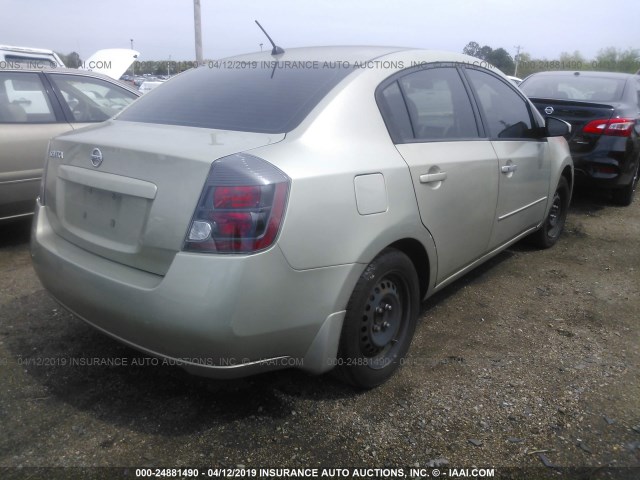 3N1AB61E38L666105 - 2008 NISSAN SENTRA 2.0/2.0S/2.0SL GRAY photo 4