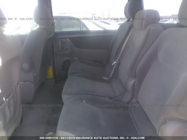 5TDZA23C26S471059 - 2006 TOYOTA SIENNA CE/LE WHITE photo 8