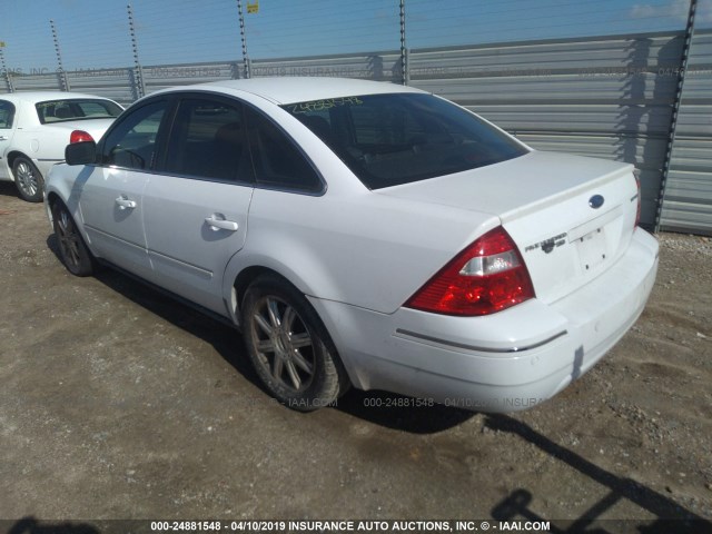 1FAHP28166G125999 - 2006 FORD FIVE HUNDRED LIMITED WHITE photo 3
