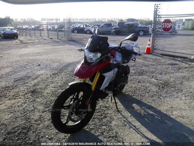 WB30G1202JR823626 - 2018 BMW G310 GS RED photo 2