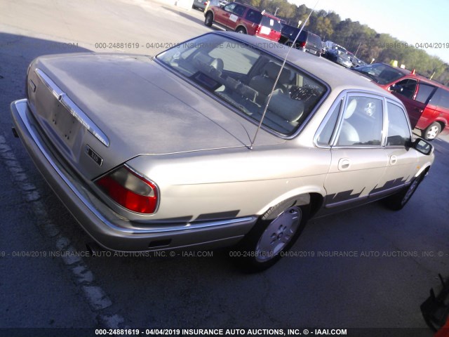 SAJHX1741TC770760 - 1996 JAGUAR XJ6 GOLD photo 4