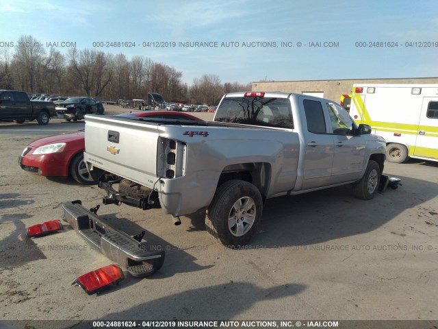 2GCVKPEC3K1133970 - 2019 CHEVROLET SILVERADO LD K1500 LT SILVER photo 4