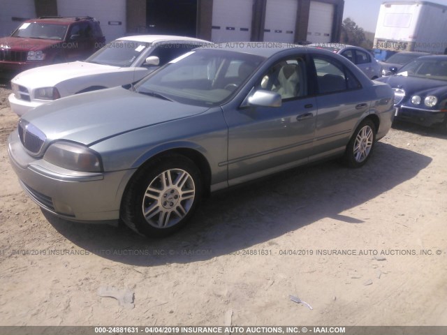1LNHM87A35Y657948 - 2005 LINCOLN LS GRAY photo 2
