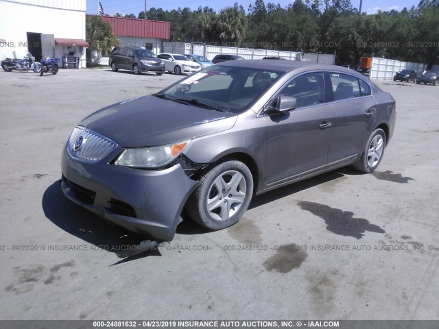 1G4GA5ED0BF250547 - 2011 BUICK LACROSSE CX BROWN photo 2