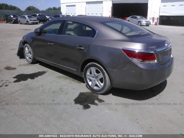 1G4GA5ED0BF250547 - 2011 BUICK LACROSSE CX BROWN photo 3