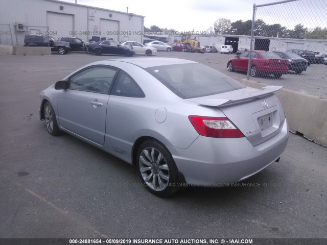 2HGFG215X9H702476 - 2009 HONDA CIVIC SI SILVER photo 3