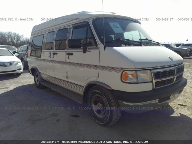 2B6HB21Z7TK162222 - 1996 DODGE RAM VAN B2500 WHITE photo 1