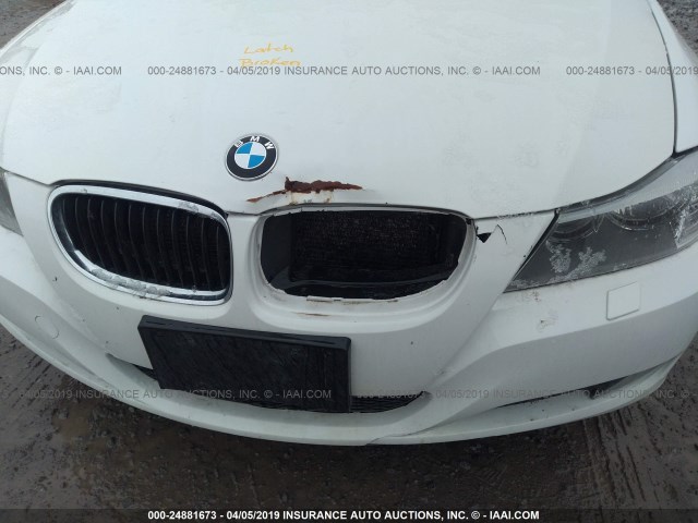 WBAPK5C53AA647028 - 2010 BMW 328 XI SULEV WHITE photo 6