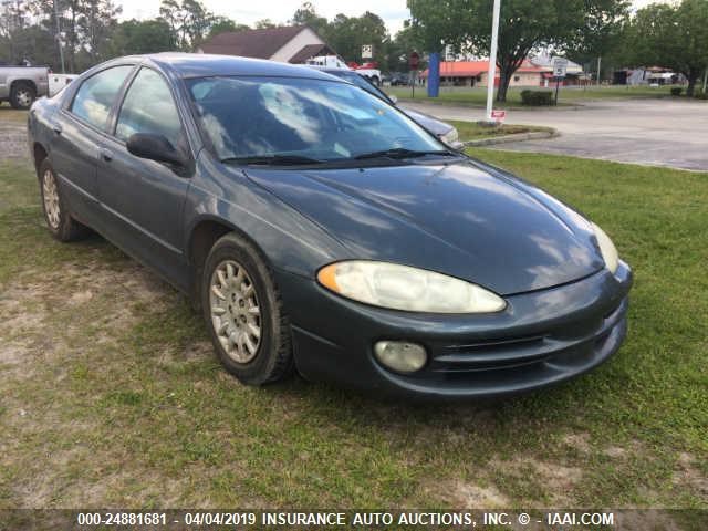 2B3AD46V84H582290 - 2004 DODGE INTREPID SE GREEN photo 1