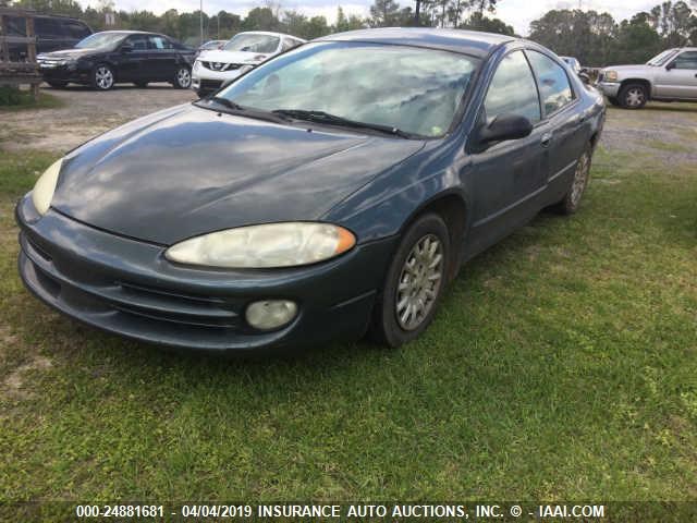 2B3AD46V84H582290 - 2004 DODGE INTREPID SE GREEN photo 2