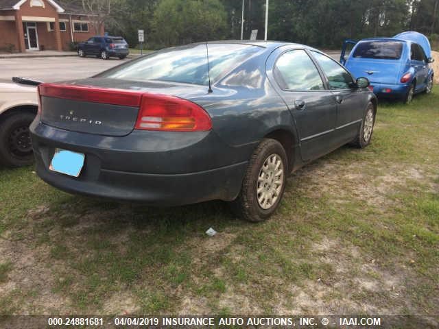 2B3AD46V84H582290 - 2004 DODGE INTREPID SE GREEN photo 4