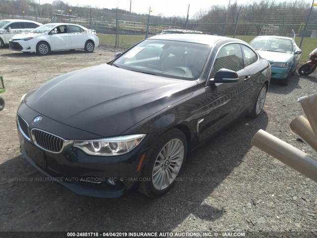 WBA3N9C55EF720146 - 2014 BMW 428 XI BLACK photo 2