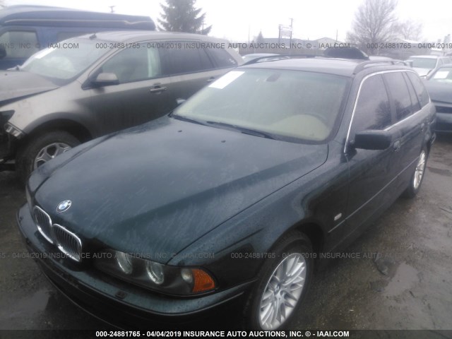 WBADS434X3GE11838 - 2003 BMW 525 IT AUTOMATIC GREEN photo 2