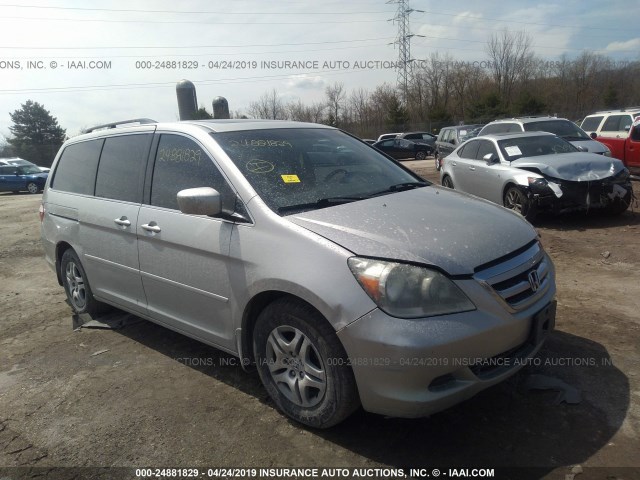 5FNRL386X6B426376 - 2006 HONDA ODYSSEY EXL SILVER photo 1