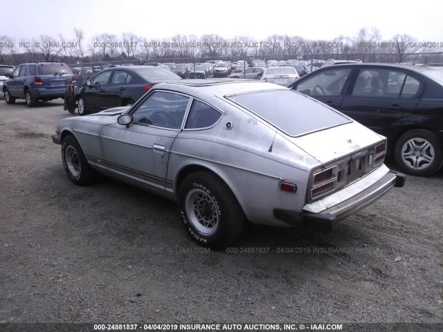 HLS30449506 - 1978 DATSUN 280ZX SILVER photo 3