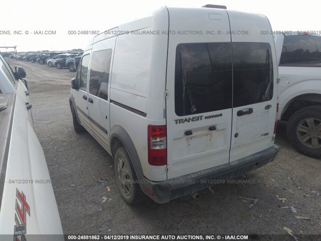 NM0LS6AN3DT159231 - 2013 FORD TRANSIT CONNECT XL WHITE photo 3