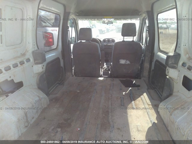 NM0LS6AN3DT159231 - 2013 FORD TRANSIT CONNECT XL WHITE photo 8