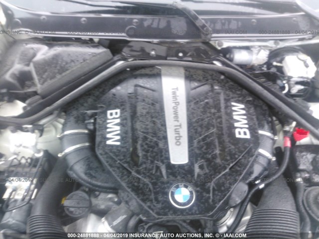 5UXZV8C58CL423599 - 2012 BMW X5 XDRIVE50I Beyaz fotoğraf 10