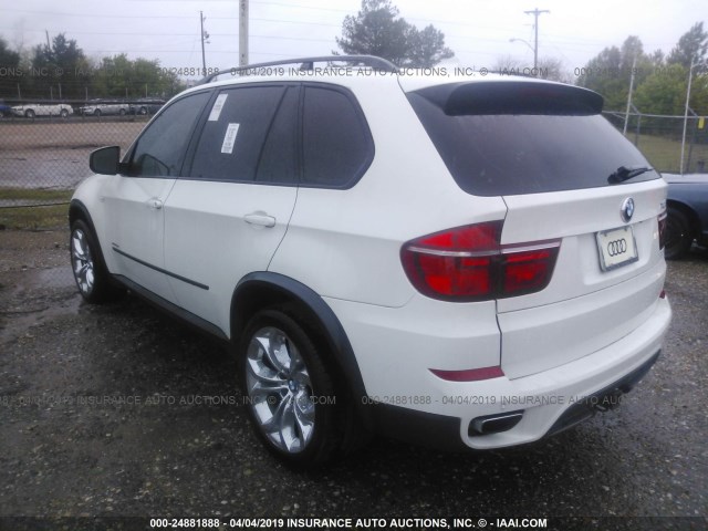 5UXZV8C58CL423599 - 2012 BMW X5 XDRIVE50I Beyaz fotoğraf 3