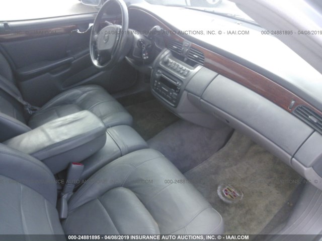 1G6KD54Y05U114979 - 2005 CADILLAC DEVILLE BLUE photo 5