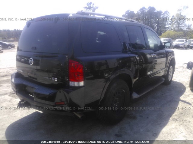 5N1BA0ND9AN607046 - 2010 NISSAN ARMADA SE/TITANIUM/PLATINUM BLACK photo 4