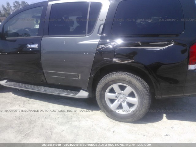 5N1BA0ND9AN607046 - 2010 NISSAN ARMADA SE/TITANIUM/PLATINUM BLACK photo 6