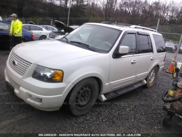 1FMFU20536LA25371 - 2006 FORD EXPEDITION LIMITED WHITE photo 2