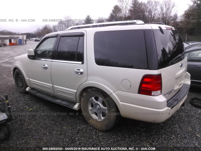 1FMFU20536LA25371 - 2006 FORD EXPEDITION LIMITED WHITE photo 3