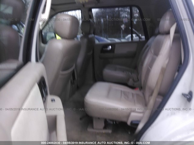 1FMFU20536LA25371 - 2006 FORD EXPEDITION LIMITED WHITE photo 8