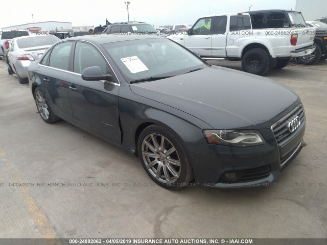 WAUSF78K59A108723 - 2009 AUDI A4 PREMIUM PLUS Dark Blue photo 1