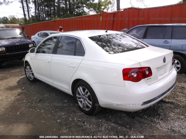 3VWEF71KX7M158170 - 2007 VOLKSWAGEN JETTA WOLFSBURG 白色 照片 3