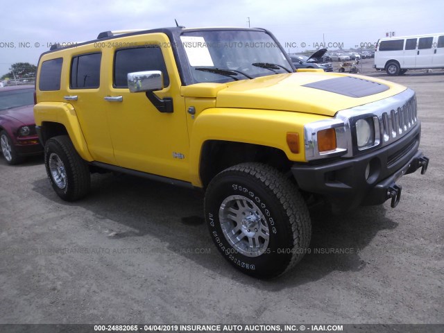 5GTDN13E478196321 - 2007 HUMMER H3 YELLOW photo 1