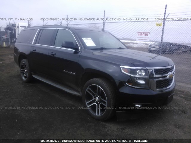 1GNSKJKC7FR190519 - 2015 CHEVROLET SUBURBAN BLACK photo 1