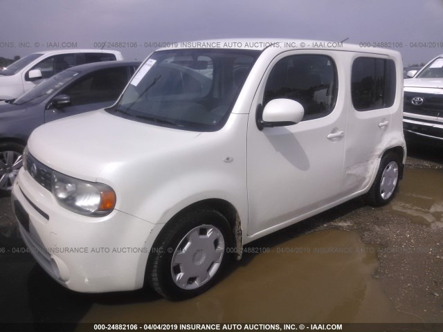 JN8AZ28R29T104787 - 2009 NISSAN CUBE S/SL WHITE photo 2