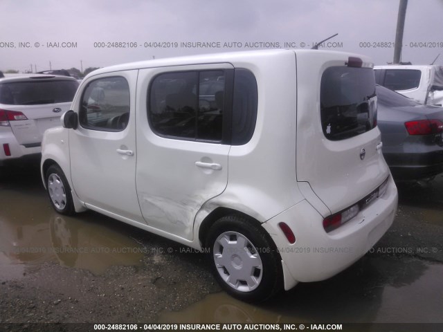 JN8AZ28R29T104787 - 2009 NISSAN CUBE S/SL WHITE photo 3