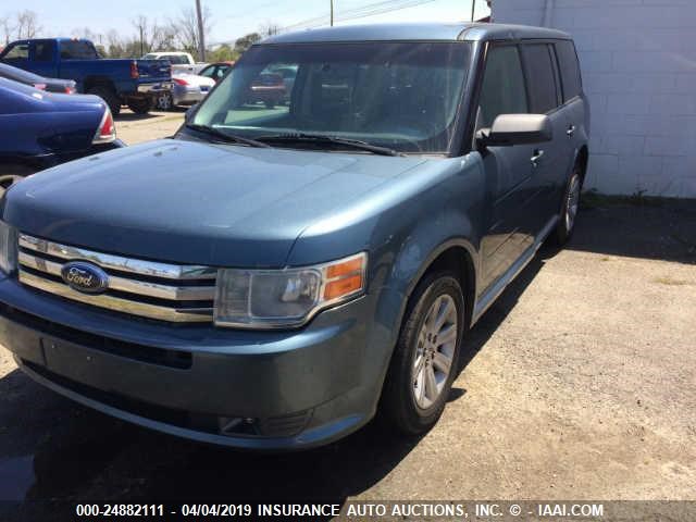 2FMGK5BC4ABB18450 - 2010 FORD FLEX SE BLUE photo 1